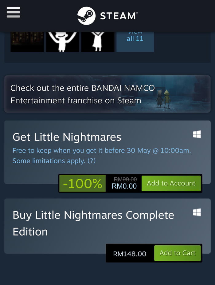 little nightmares free