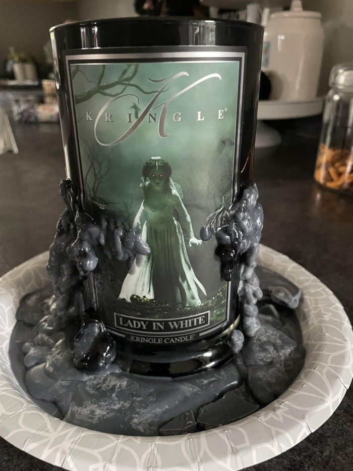 This is what happens when your candle Jar comes in cracked but you