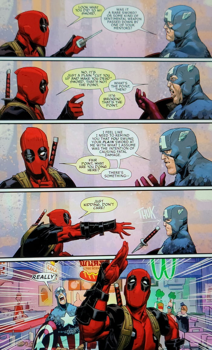 Deadpool don't care 9GAG