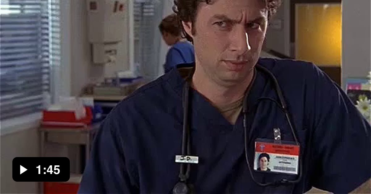 Random clip of Scrubs. 31 (S06,E01) 9GAG