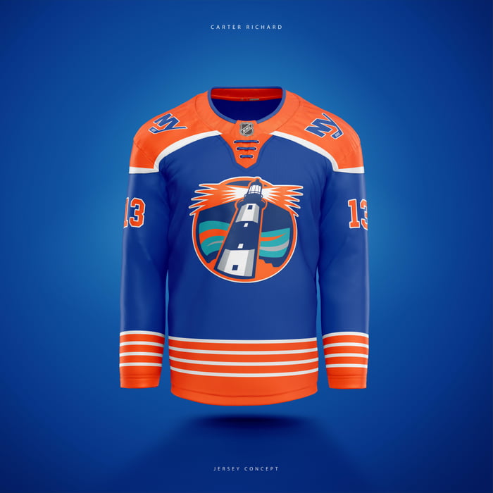 New York Islanders concept featuring their lighthouse logo. Thoughts ...