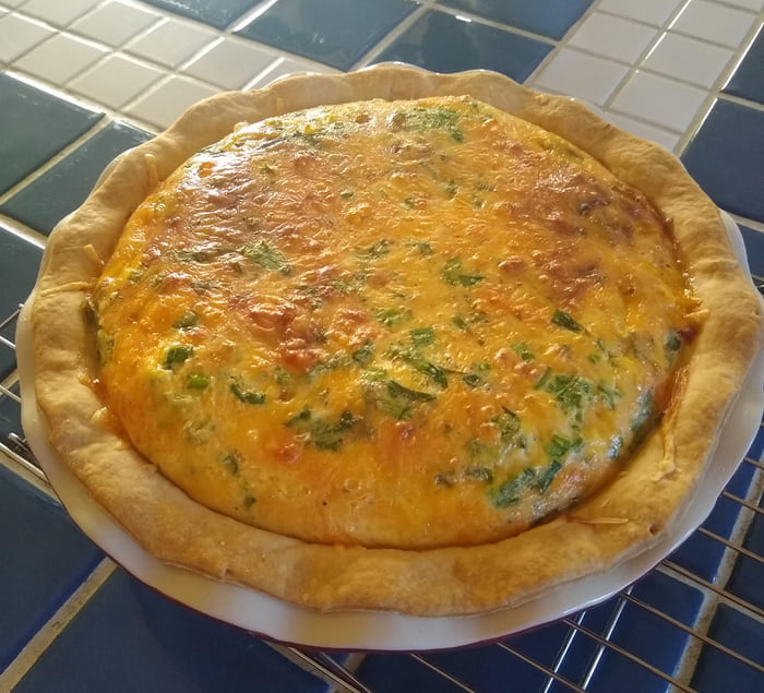 Green pepper and onion quiche 9GAG