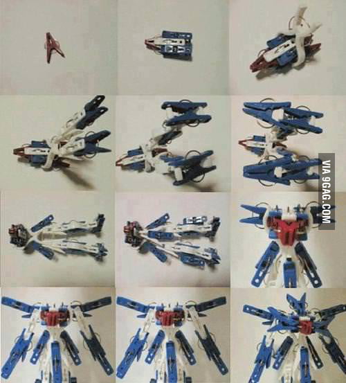 Clothespin Robot 9GAG