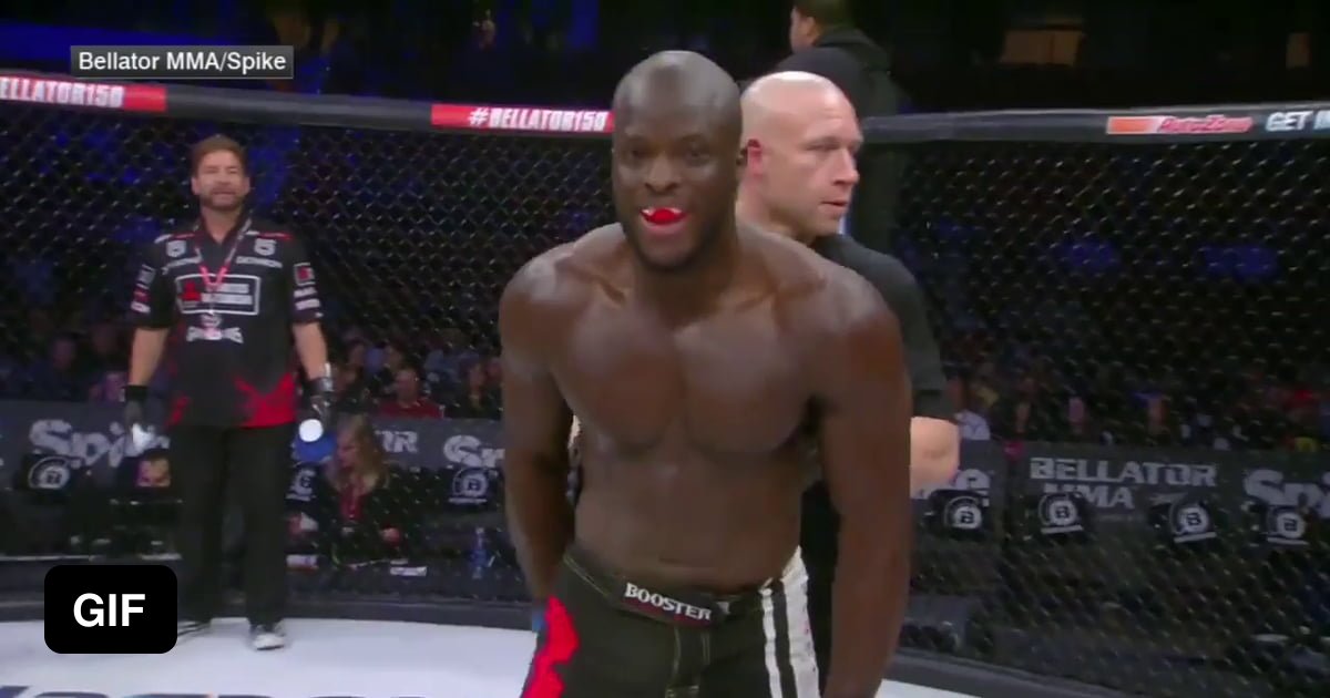 MMA fighter accidentally hits official 9GAG