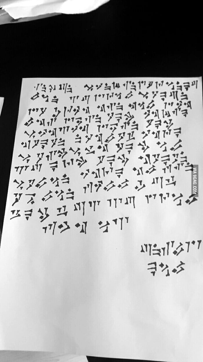 This is me when I get bored in class . "dovahzul" (sorry for spelling ...