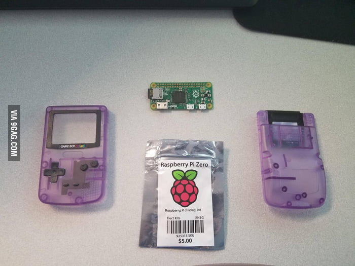 Gameboy Color Burger King Toy Raspberry Pi Zero Gameboy Color Nano Incoming 9gag