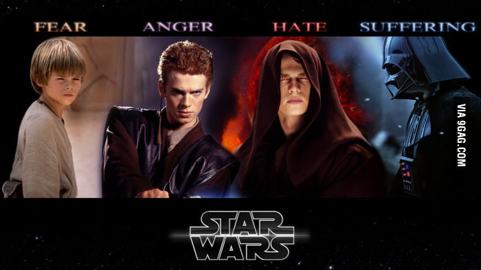The four stages of Anakin Skywalker - 9GAG