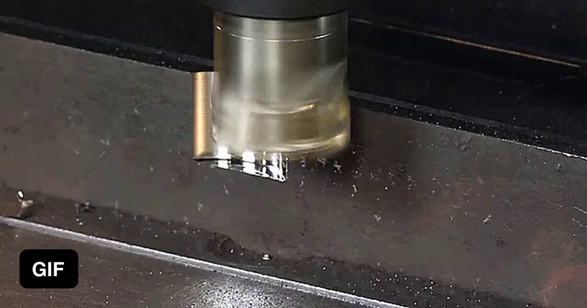 Milling through stainless steel 9GAG