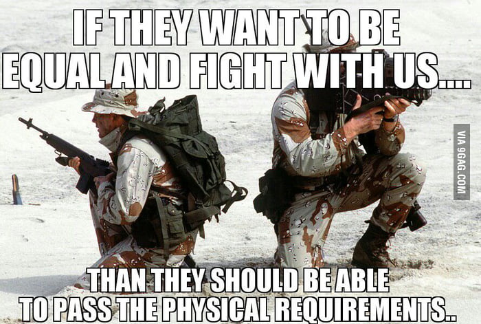 Lowering The Requirements For Women Joining The Navy Seals - 9gag