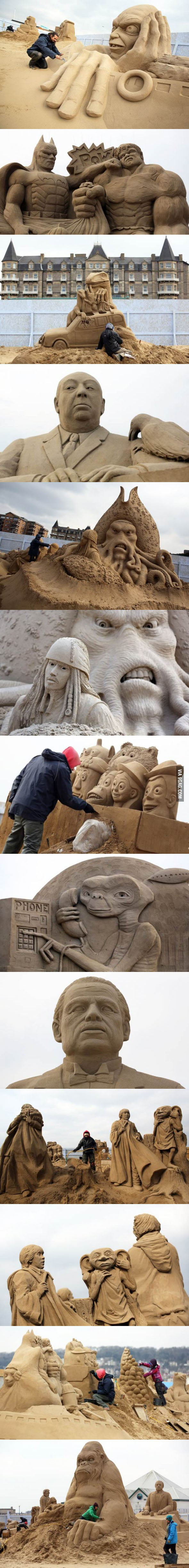 Amazing Sand Sculptures 9GAG