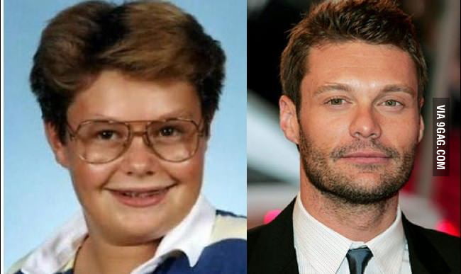 Ryan seacrest then and now... - 9GAG