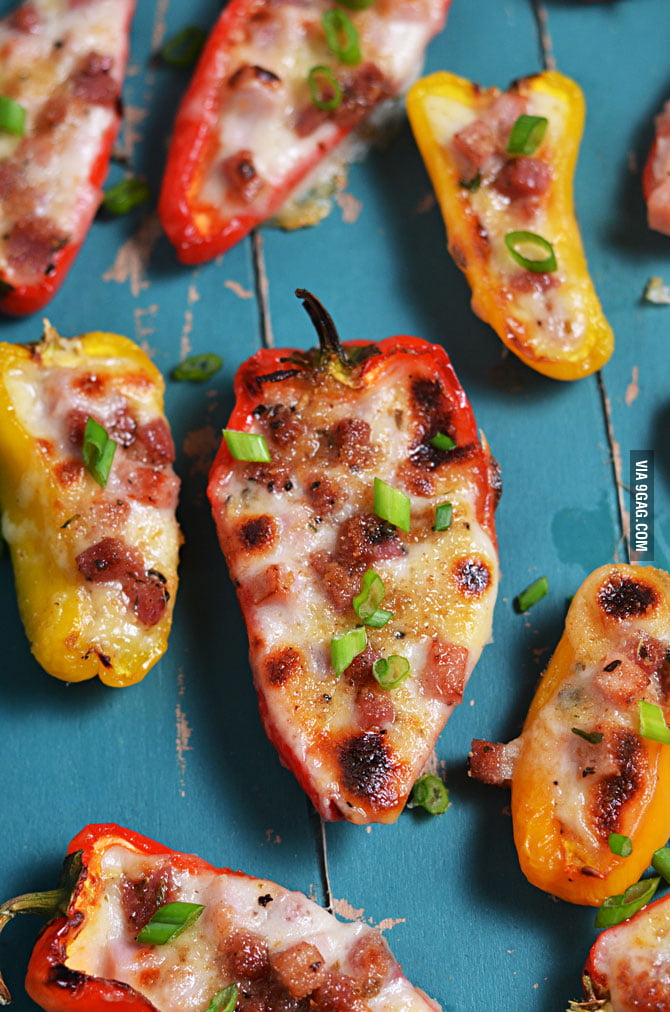 Italian Stuffed Sweet Pepper Poppers. These mini sweet peppers are ...