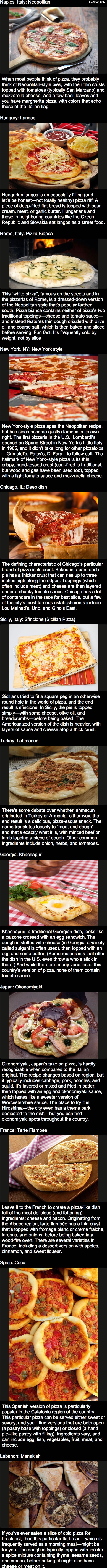 What Pizza Looks Like Around the World
