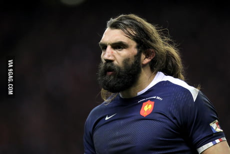 Sebastien Chabal Badass French Rugby Player 9gag