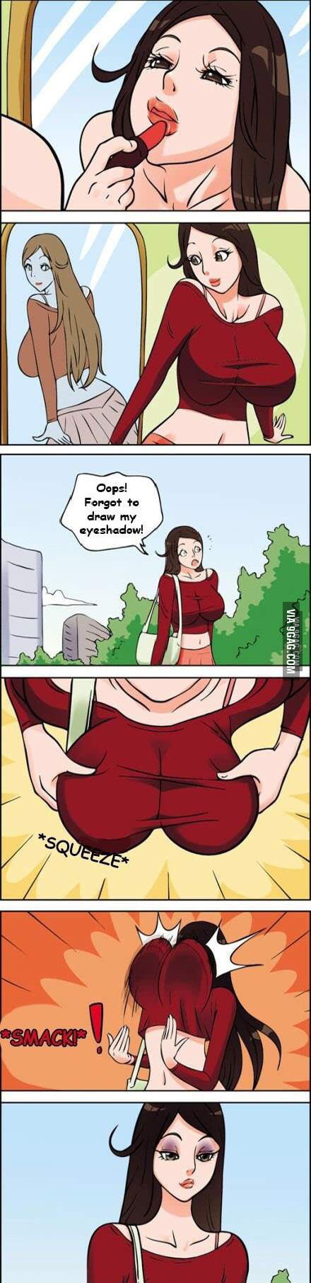 The perks of having big boobs. - 9GAG