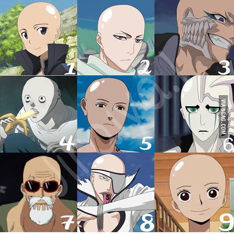 Anime Characters Without Hair Really Xd 9gag