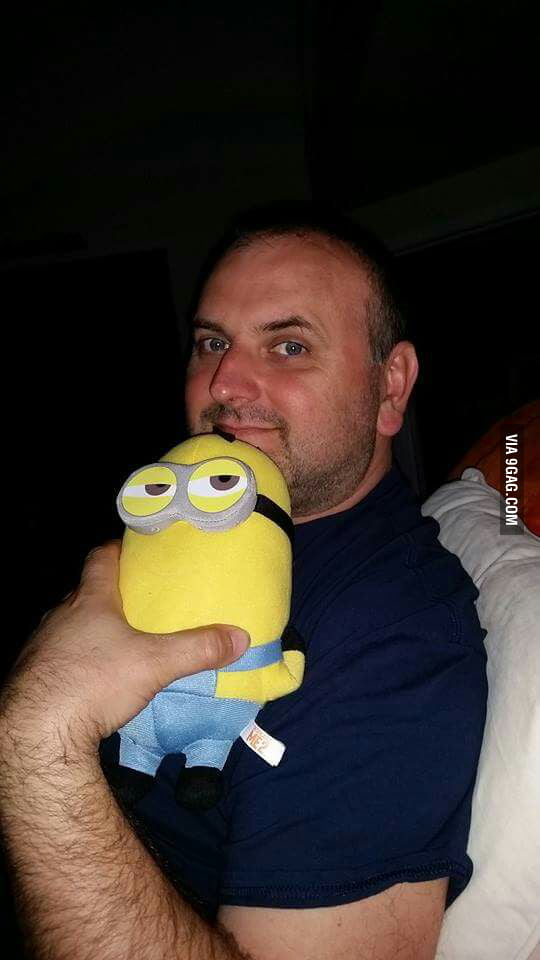 My dad is Gru from Despicable Me. He even has the accent since he's ...