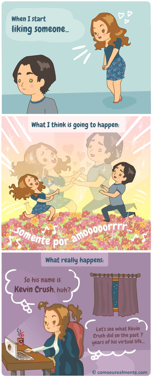 Liking someone 9GAG