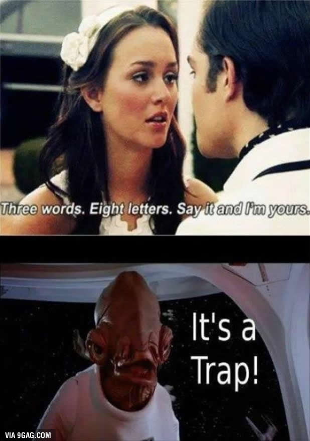 Its a trap мем