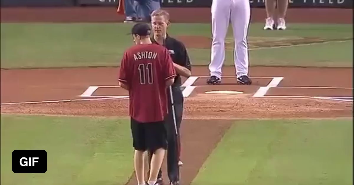 Blind kid throws his very first pitch - 9GAG