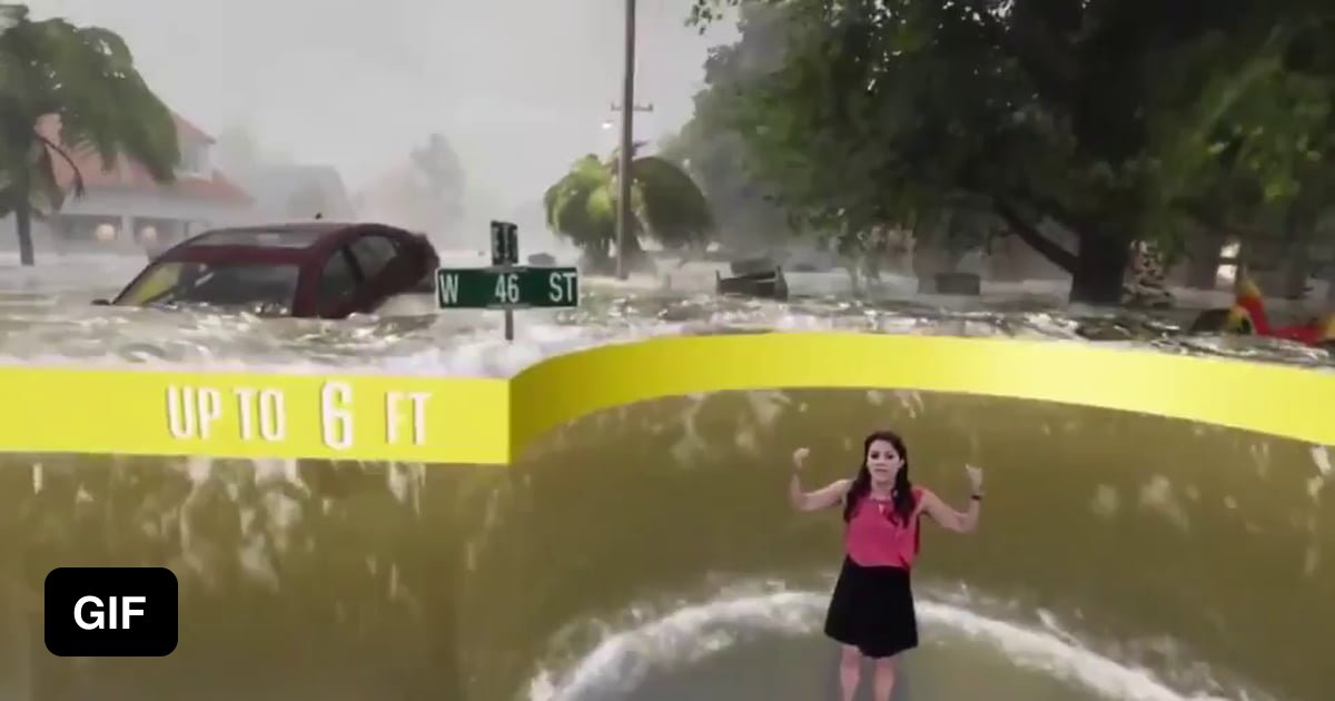 Hurricane Florence potential storm surge - 9GAG