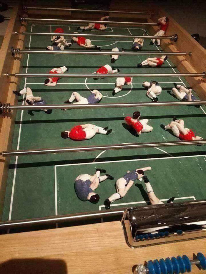 If foosball was more like real life soccor 9GAG