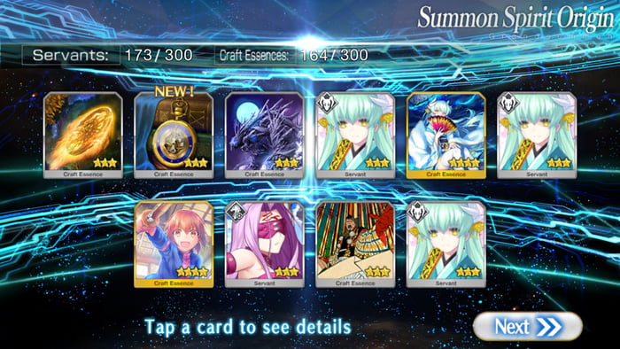 You know what even though I didn’t get any 4* servant I will take it 3 ...