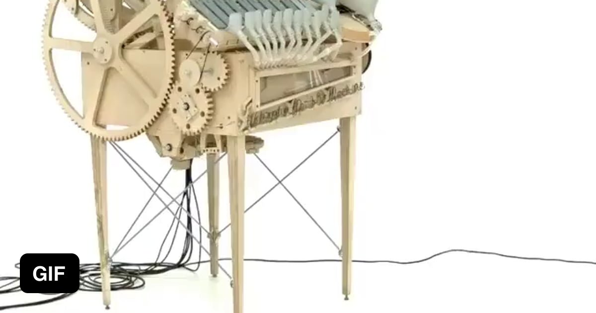 Caption here: Wintergatan - Marble Machine - 9GAG