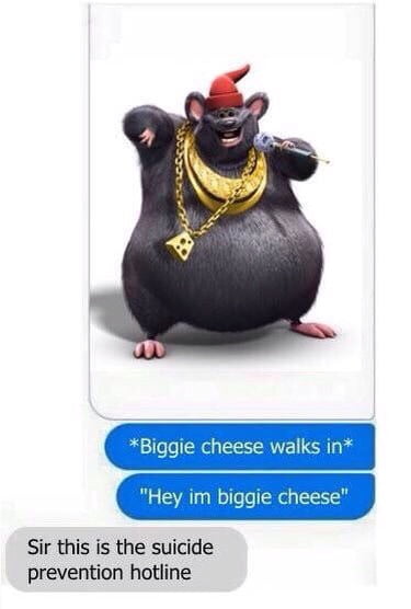 This will always be my favorite meme Biggie Cheese will never die - 9GAG