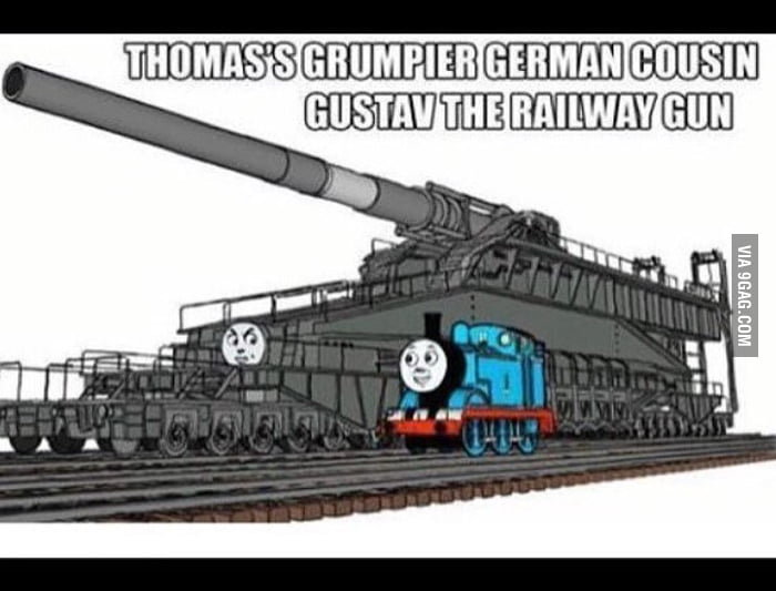 Schienengeschütz schwerer Gustav - Lego style - 9GAG