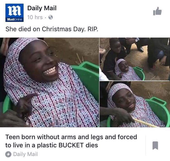 I wonder how she kicked the bucket 9GAG