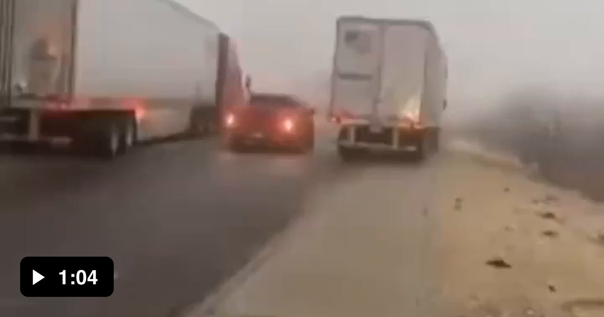 12+ vehicle pileup on the Interstate I10 about 40 miles east of Van Horn, Texas due to icy