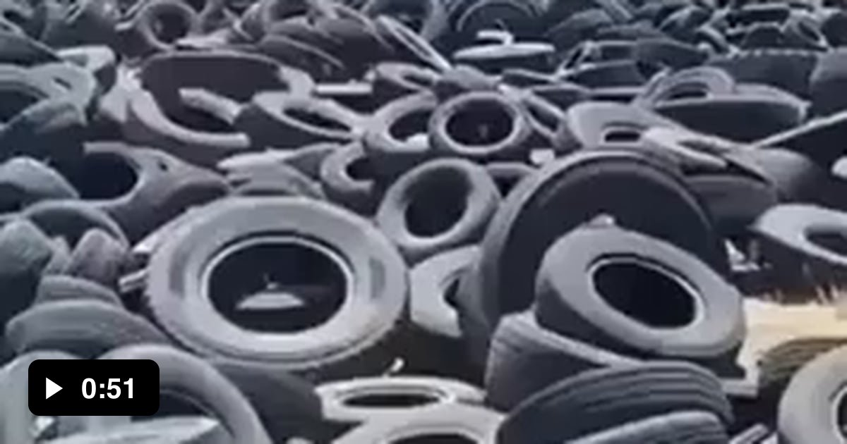 The world's largest tire graveyard is located in Kuwait, containing