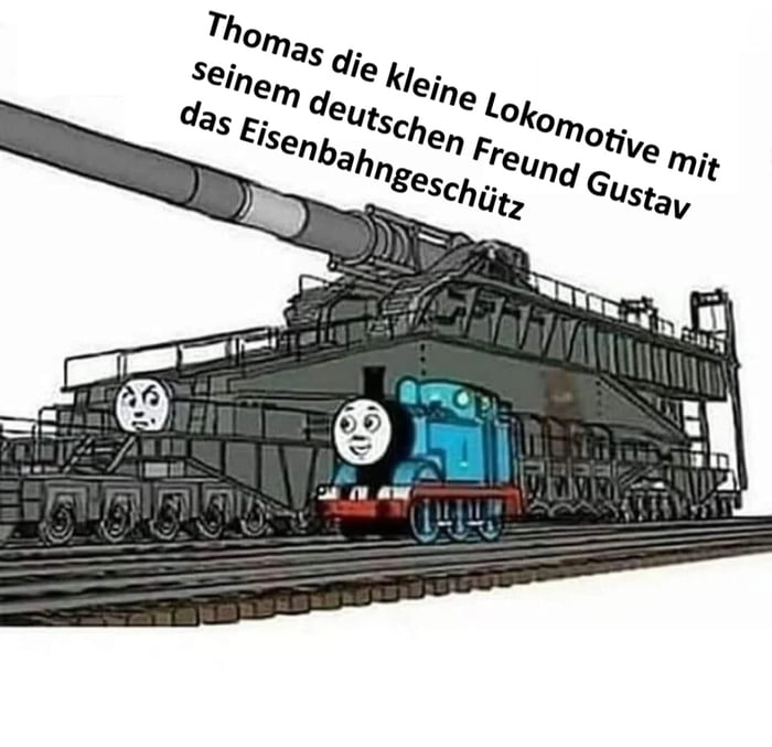 Schienengeschütz schwerer Gustav - Lego style - 9GAG