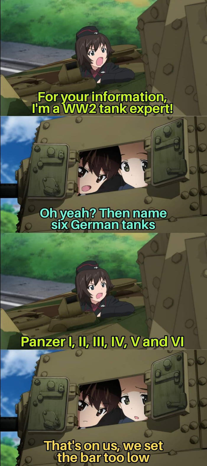 Not a WW2 Tank Expert but I think she's right 9GAG