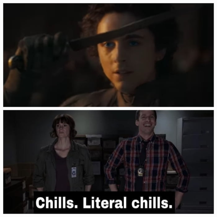 "May thy knife chip and shatter" Dune Pt.2 9GAG