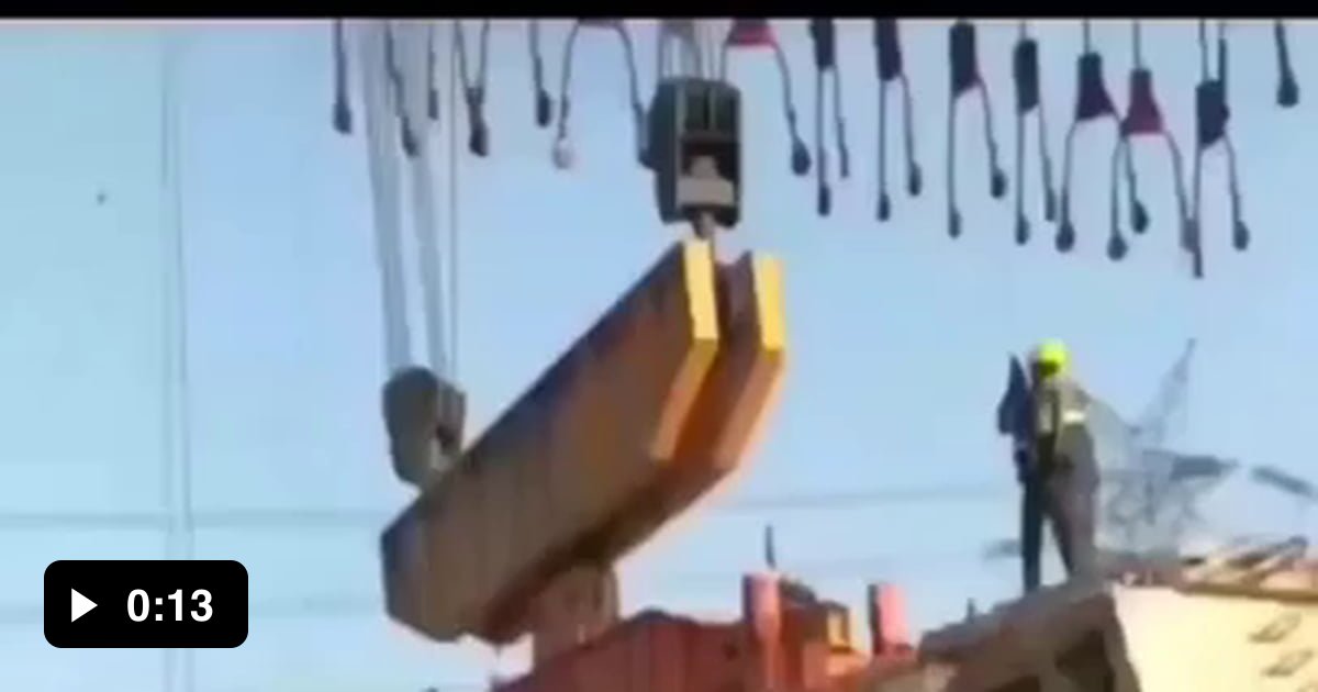 So... the crane instructions were probably unclear. - 9GAG
