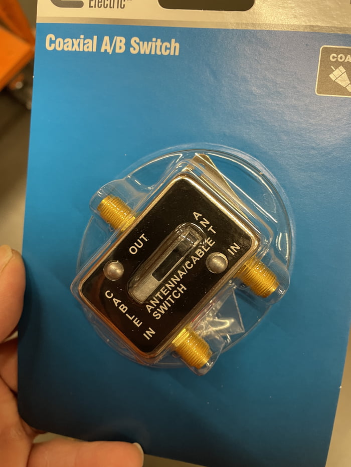 Remember setting the TV to channel 3, flipping this switch, then