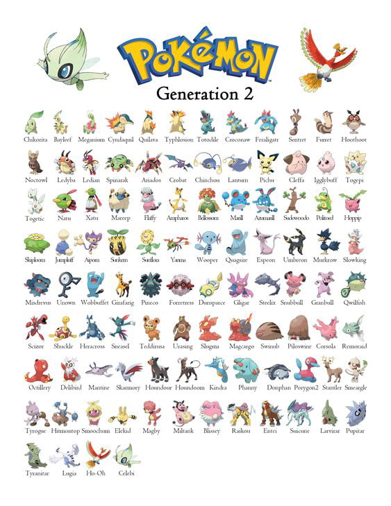 Important Question: What Is Your Favorite Pokémon From The 2th Gen? - 9gag