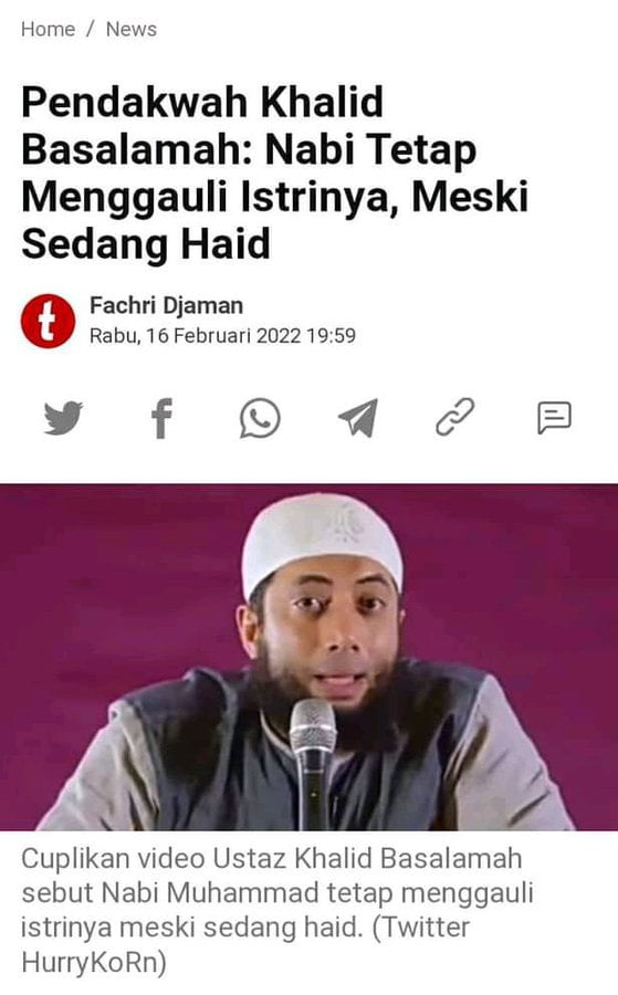 Agama Apa Yang Paling Doyan Bahas Selangkangan Sebutan Gag