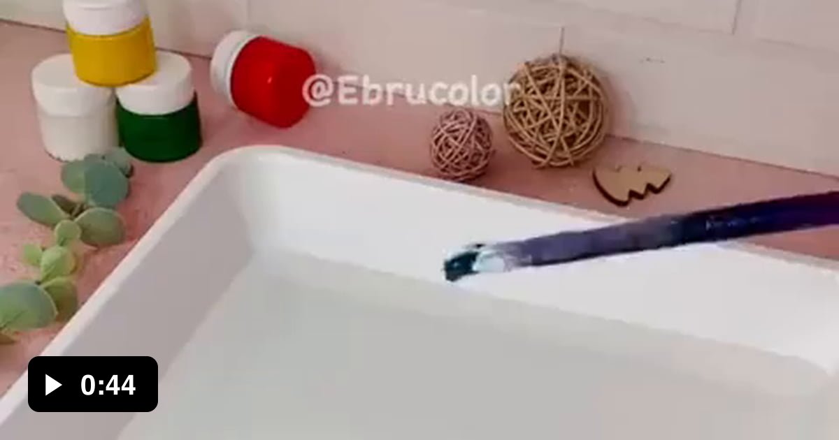 Interesting way to paint on water. - 9GAG