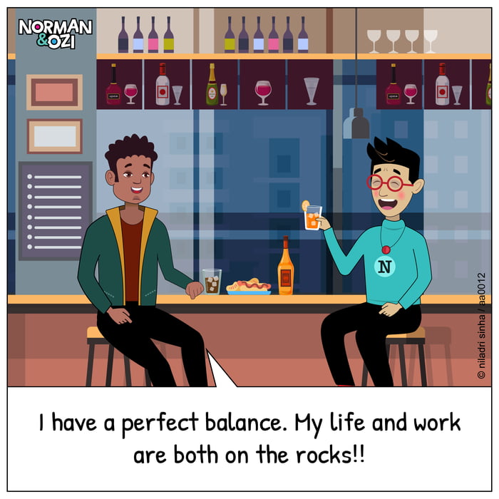 Norman Has a Balance of Work & Life! - 9GAG