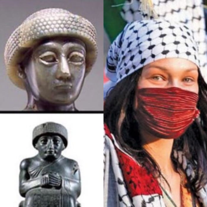 The Origin Of The Palestinian Keffiyeh Goes Back To The Sumerian King