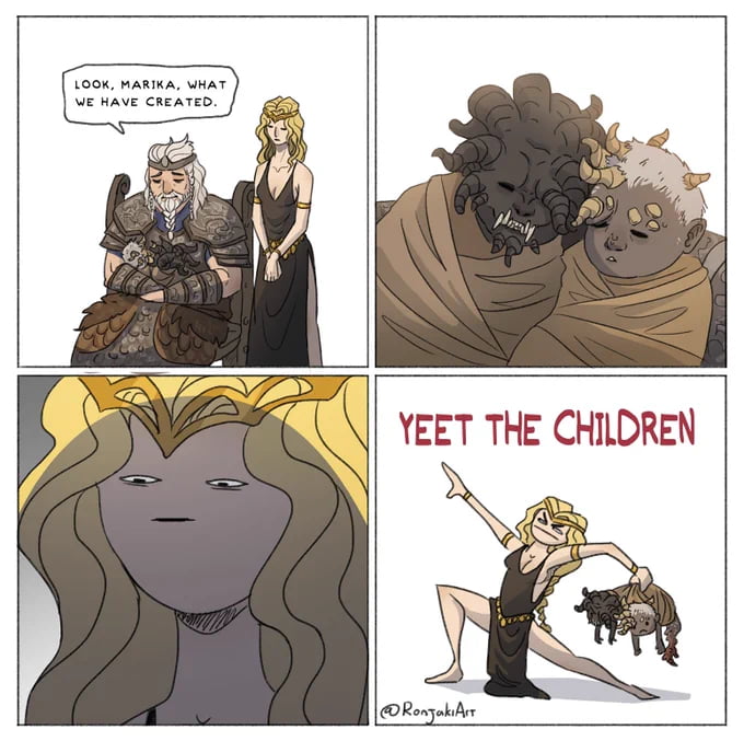 Marika had zero chill. - 9GAG