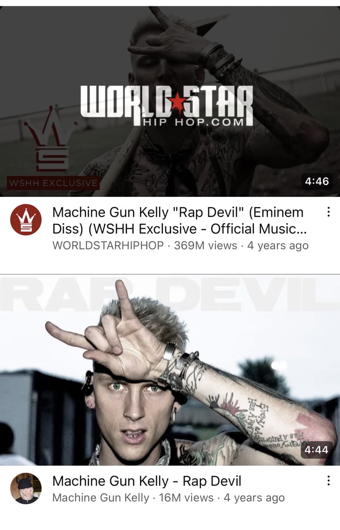 Machine Gun Kelly Rap Devil (Eminem Diss) (WSHH Exclusive