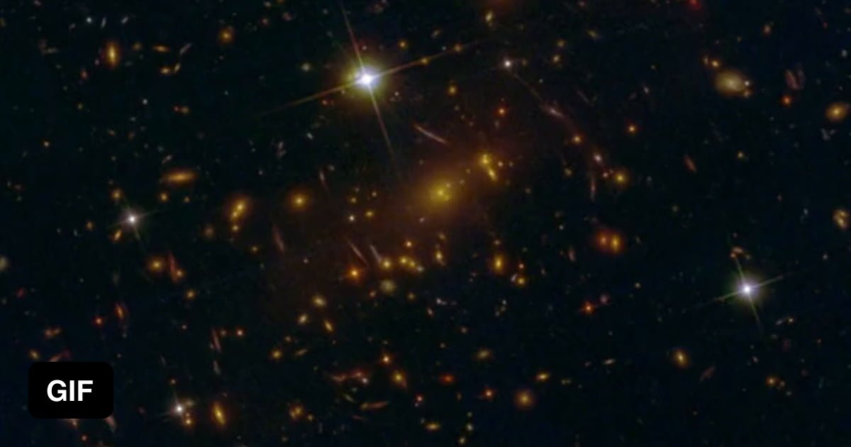 Hubble vs James b Space Telescope. This is an image of the night sky