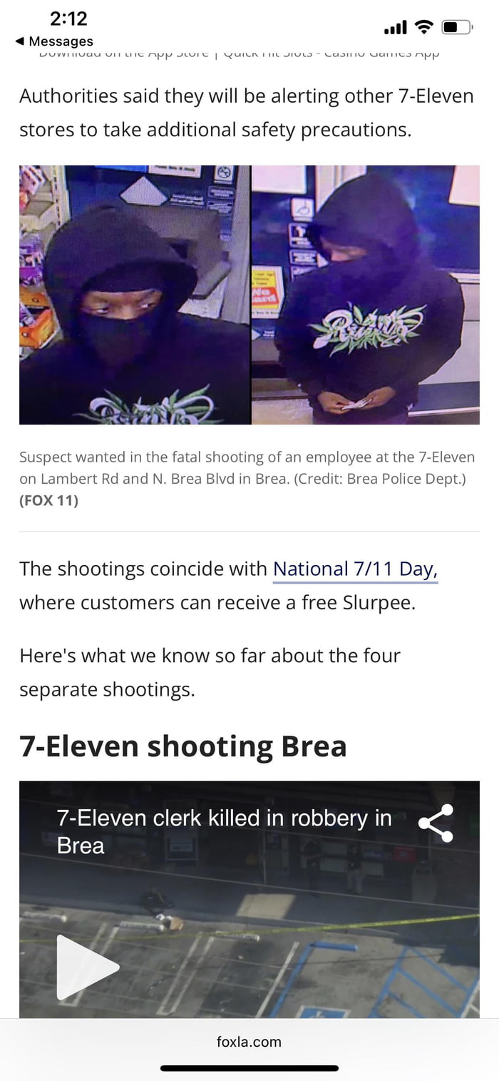 No free slurpees on 7-11 day in Orange County. Guess why…. - 9GAG