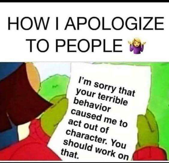 The Only Real Way To Apologize - 9GAG