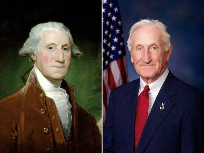 An Artist Envisions What George Washington Would Look Like If He Were A Modern Politician 9gag