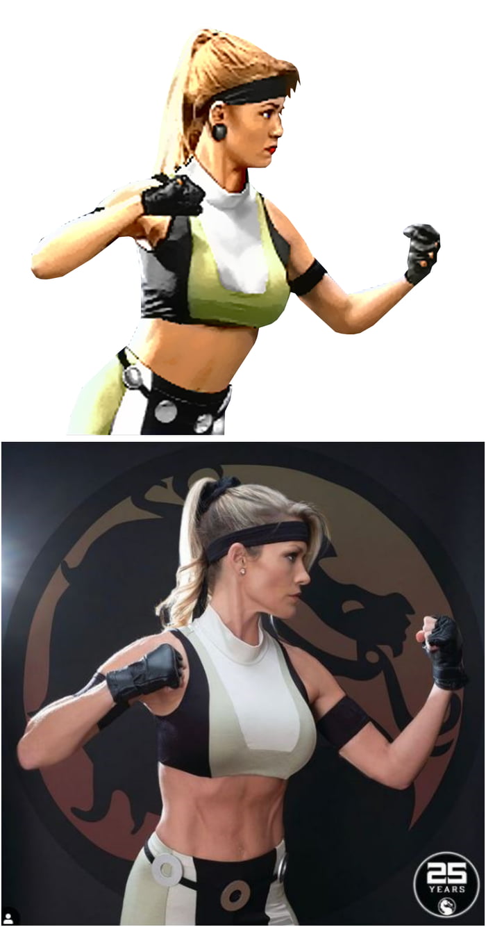 Kerri Hoskins as Sonya Blade (1995 - 2020) - 9GAG